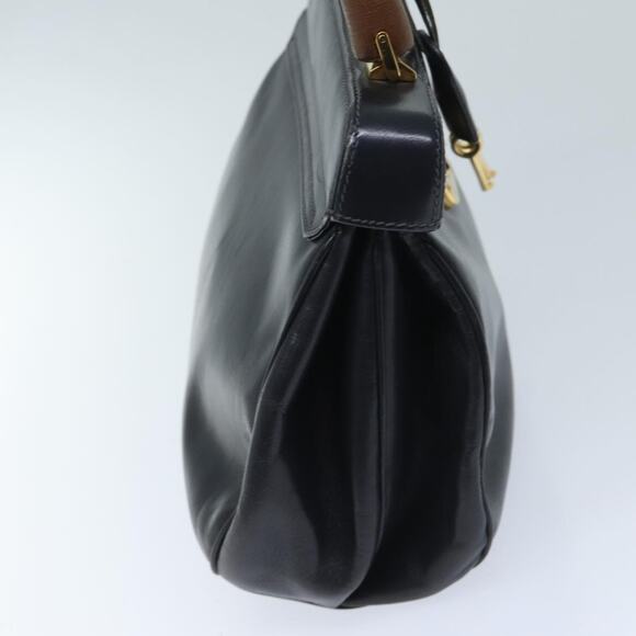 GUCCI Ready Lock Hand Bag Leather Navy 000 406 000 406 - Picture 5 of 16